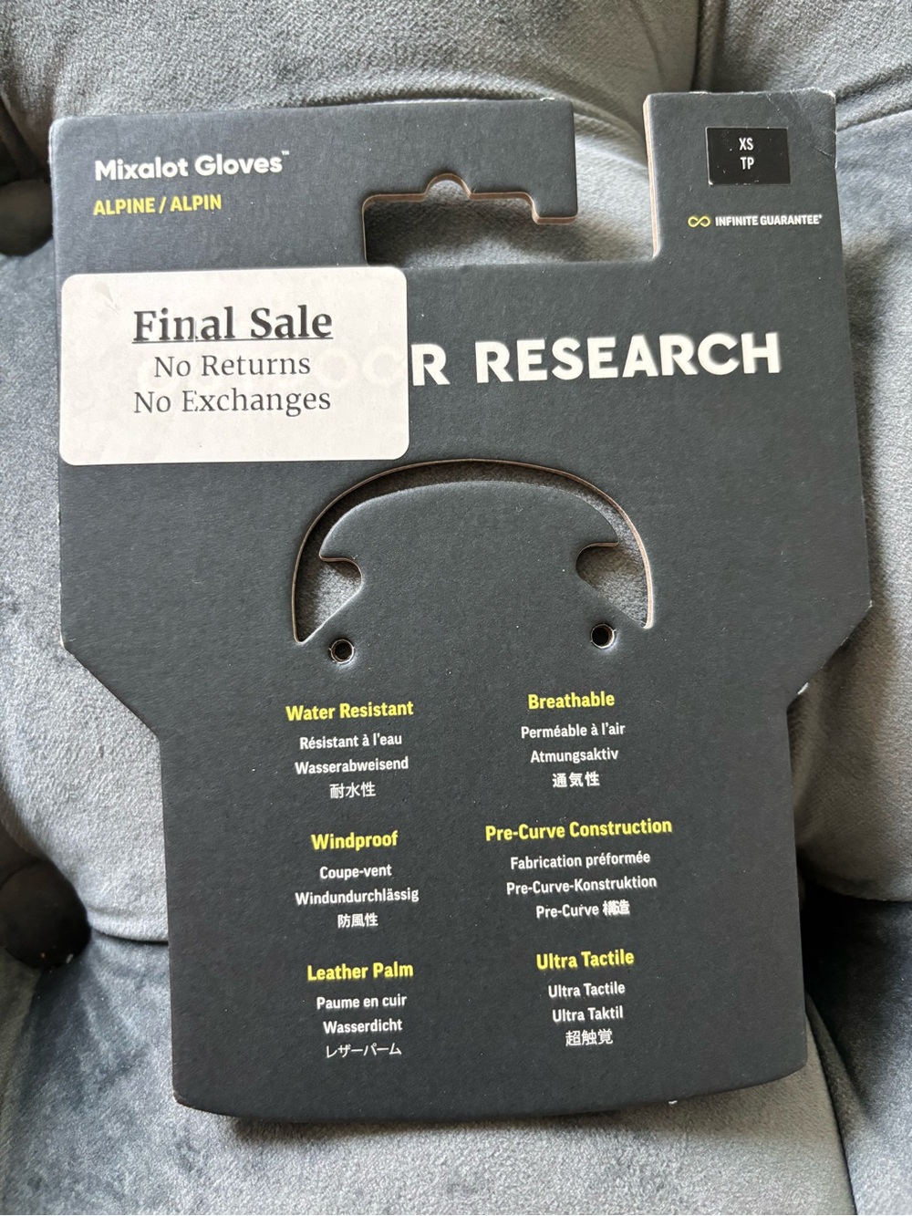 Outdoor Research Mixalot Gloves Size XS NWT - Picture 4 of 5